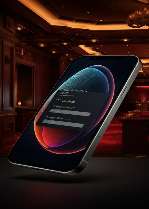Interface utilisateur du Megawin Casino présentant le formulaire d'inscription rapide et sécurisé pour créer votre nouveau compte joueur.